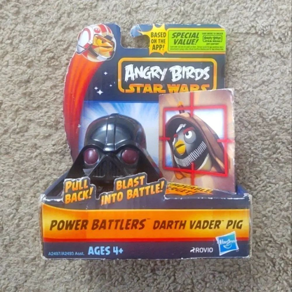 Star Wars Angry Birds Power Battlers Darth Vader Pig - Hasbro BRAND NEW SEALED